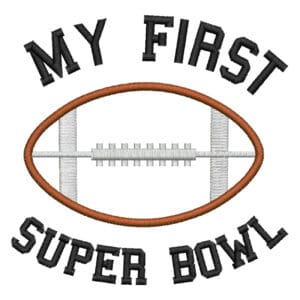 Embroidery Super Bowl
