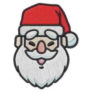 Embroidered Santa