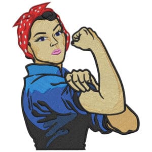 Rosie the Riveter Embroidery