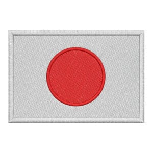 Japan Flag Embroidery