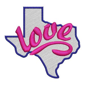 Love Texas Embroidery