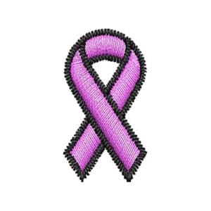 Breast Cancer Ribbon Embroidery