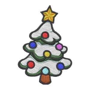 Christmas Tree Embroidery