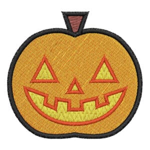 Jack O Lantern Pumpkin Embroidery