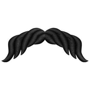 Mustache Embroidery