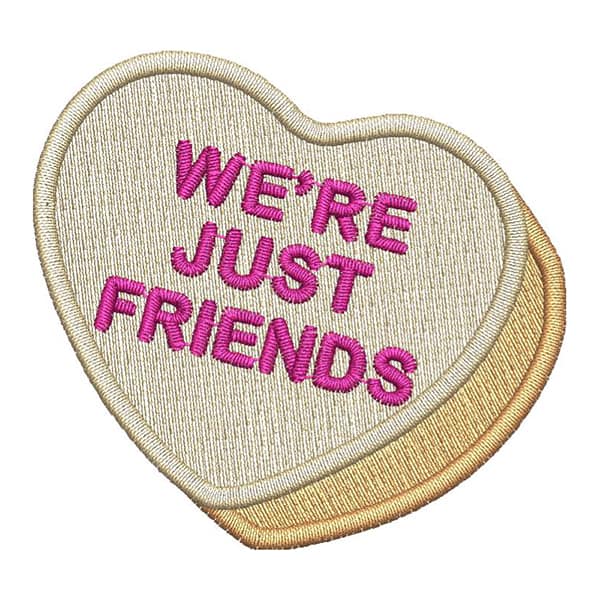 Just Friends Candy Heart - PRO Digitizing