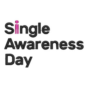 Single Awareness Day Embroidery