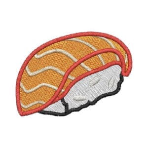 Sushi embroidery