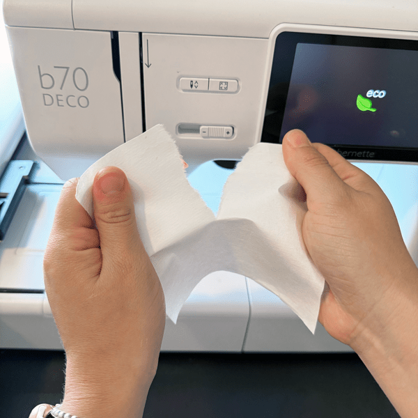 tear-away backing/stabilizer for machine embroidery