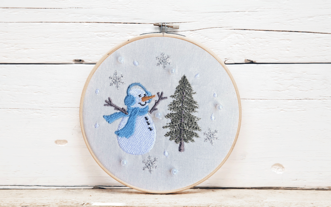 4 Easy Machine Embroidery Projects & Gift Ideas For The Holidays!